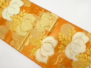 アンティーク　桐模様刺繍袋帯（材料）